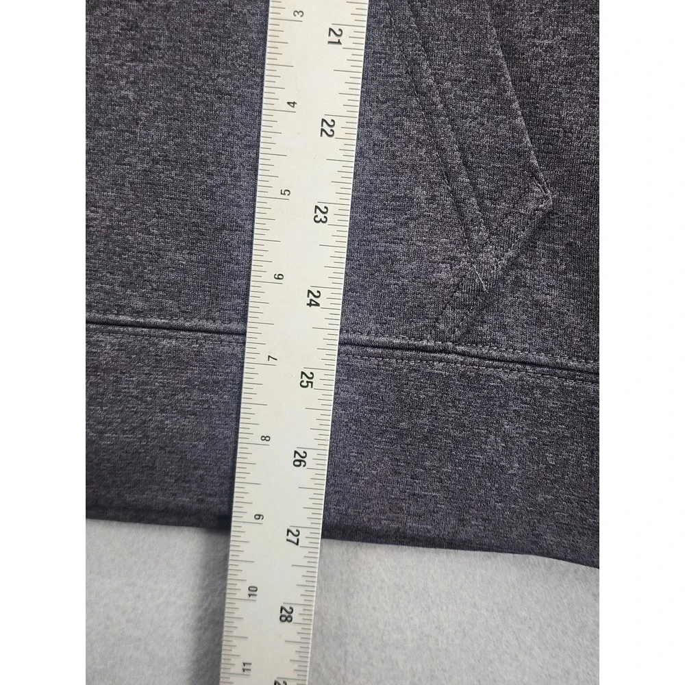 The North Face Mens Hoodie Gray Graphic Logo Pullover Sweatshirt Medium Gorpcore